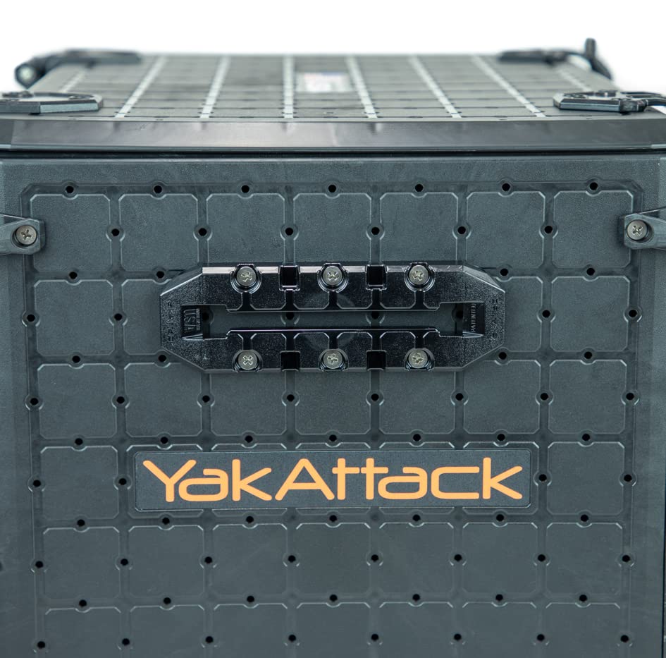 MightyMount XL YakAttack GridLoc 6” Track Mount - Black | Kayak Rail Accessory with Hardware Included | Compatible with BlackPak Pro & Kayak Track Systems | Durable Mounting Solution for Kayak Gear