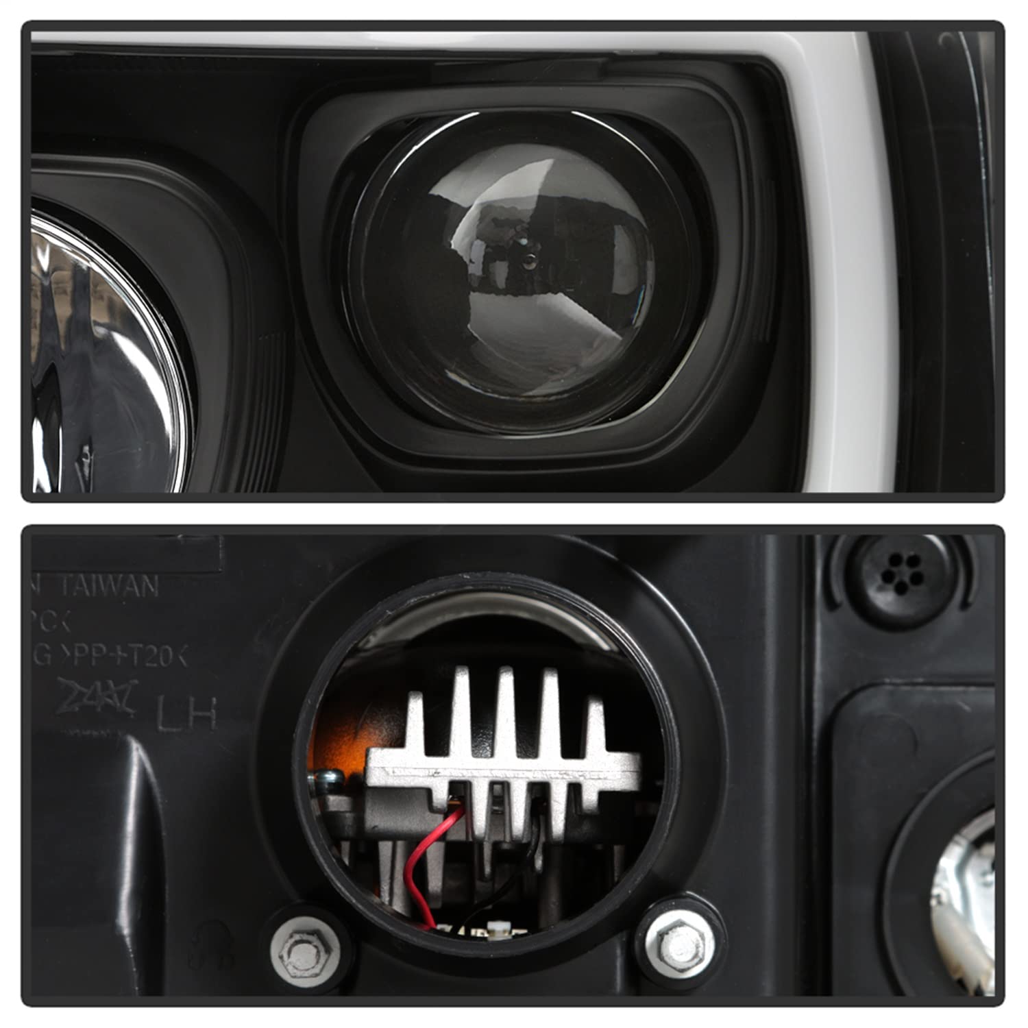Projector Headlight Spyder Platinum (PRO-YD-FS05V2PL-BK)