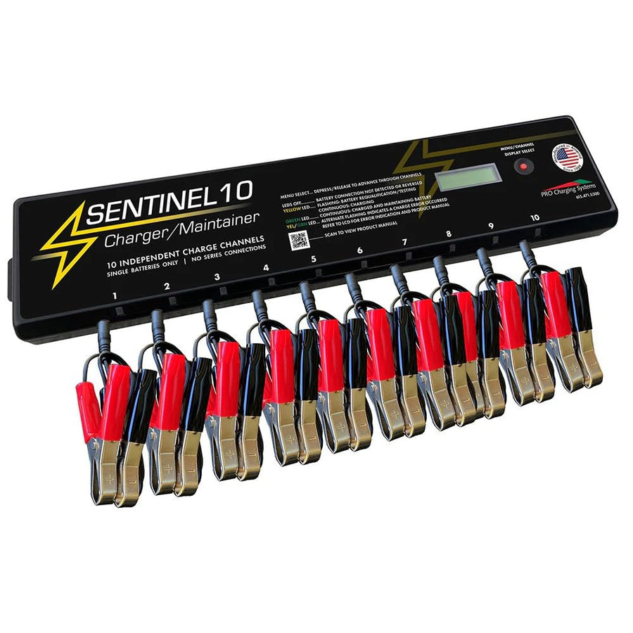 TEN BANK CHARGER/MAINTAINER 12VOLT/0.5 AMP