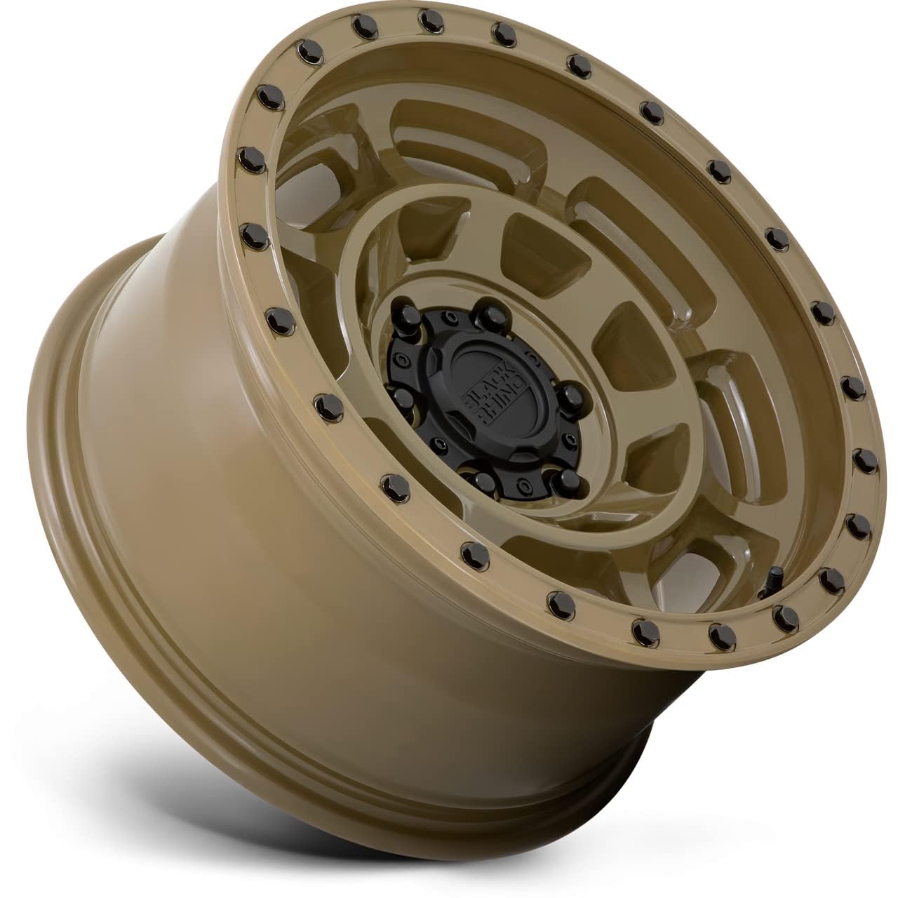 Convoy Black Rhino 17x8.5 6x5.5" -10mm Alligator Green Wheel Rim 17" Inch 1785CNV-06140N12