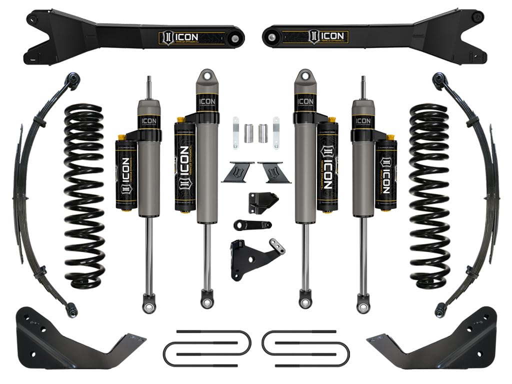 ICON 7" Lift, Suspension System Stage 5, w/Radius Arm, Compatible with 2005-2007 Ford F250/F350, K67104R
