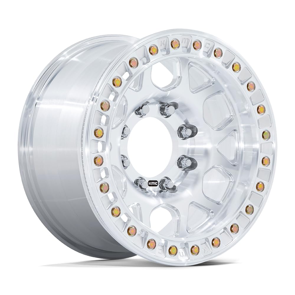 KMC KM450 Forged Mesa Beadlock 17x9 8x6.5" -12mm Machined Wheel Rim 17" Inch KM450DX17908012N