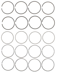 RING SET MAHLE 51554CP, PLAIN