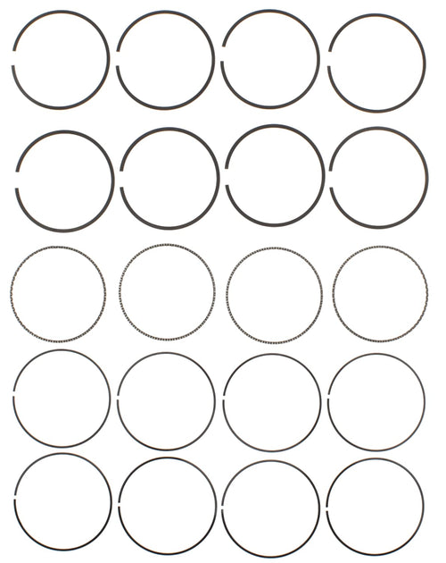 RING SET MAHLE 51554CP, PLAIN
