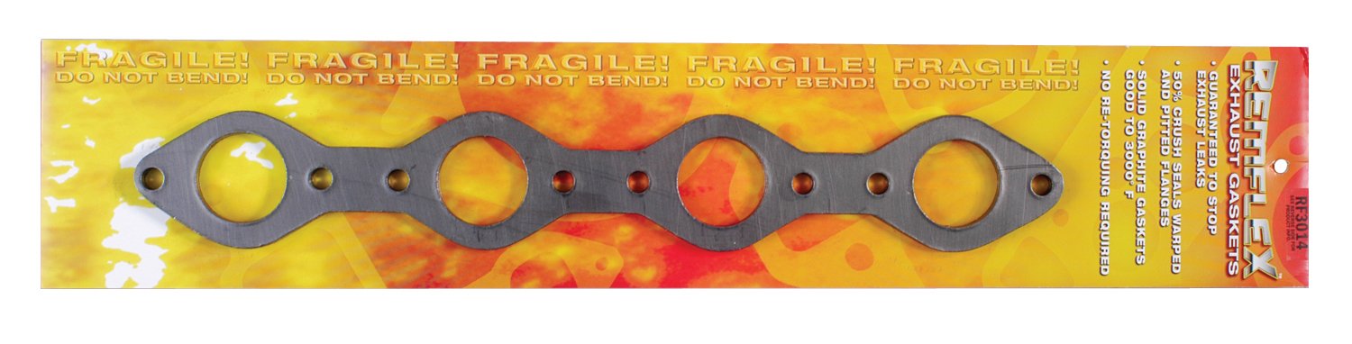Exhaust Gasket Remflex 3014 for Ford V8 Engine, (Set of 2)