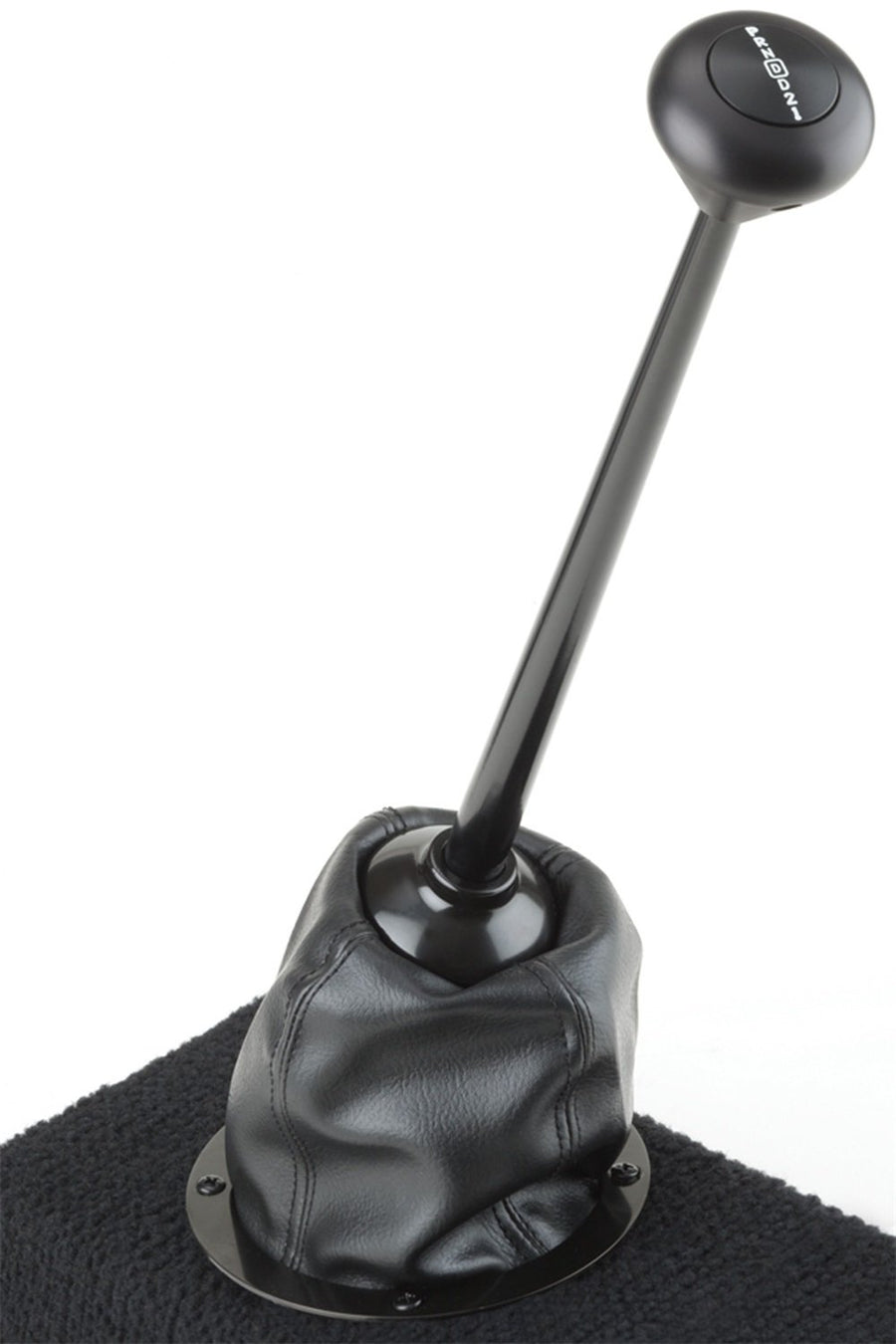 Billet Round Shifter Boot/Ring Kit Lokar X70-BCLB Black Finish
