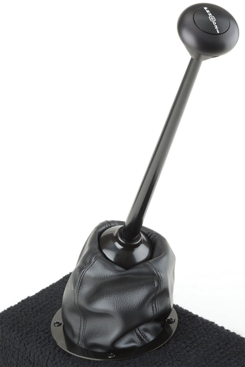 X70-CLB Lokar Classic Round Black Stainless Shifter Boot & Ring