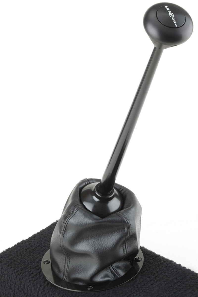 X70-CLB Lokar Classic Round Black Stainless Shifter Boot & Ring