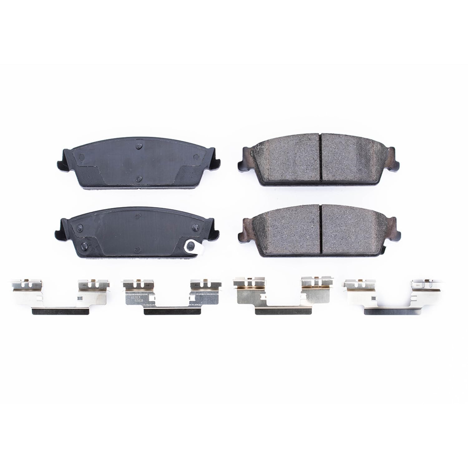 PowerStop Brake Pads Rear For Cadillac Escalade 1999-00 |Escalade 2007-14 |Escalade ESV 2007-14 |Escalade EXT 2007-13 - Ceramic Brake Pads With Installation Hardware, 17-1194