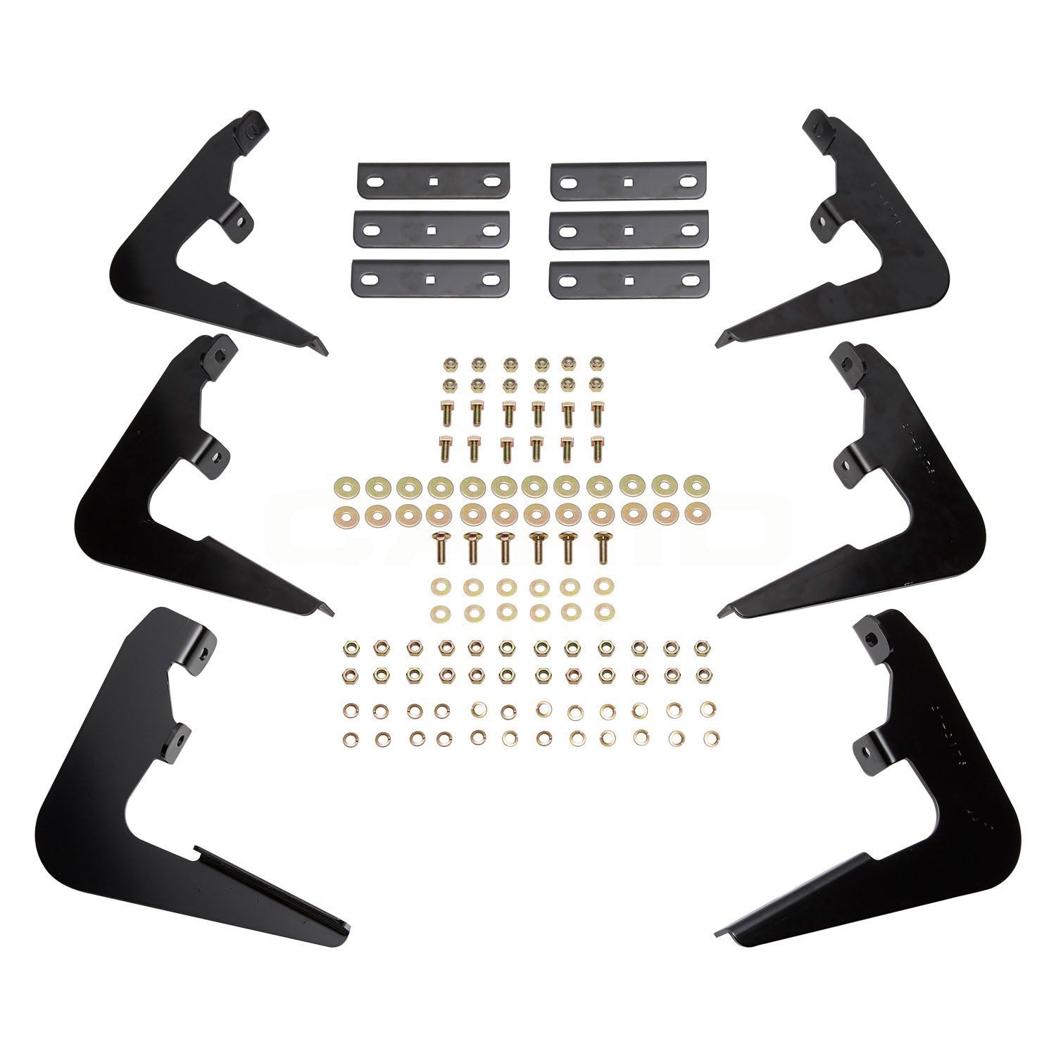 Westin Premier 22-2255 Oval Nerf Bar Mount Kit fits 2019-2025 Silverado Sierra 1500 (Exc 2019 Silverado LD/Sierra 1500 Limited) 2020-2025 Silverado Sierra 2500 3500 Double Cab Crew Cab Black Pair