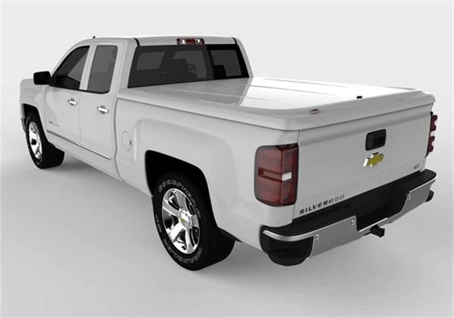 UnderCover RealTruck Lux One-Piece Truck Bed Tonneau Cover | UC1126L-GAN | Fits 2014 - 2018, 2019 Legacy Chevy Silverado 1500, 2015-19 2500/3500HD GAN(WA636R) - Silver Ice 6' 7" Bed (78.9")