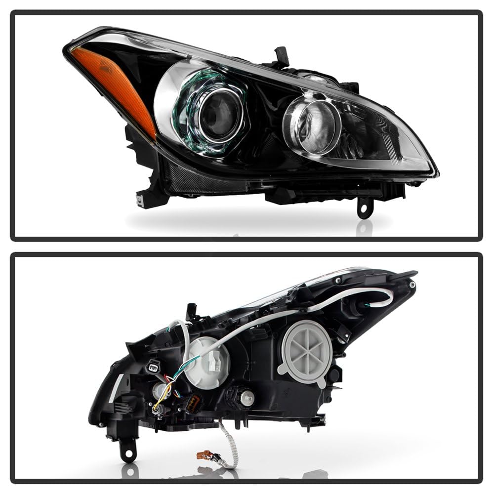 Infiniti M37 11-14 Spyder (OE) Headlight - Low Beam-D2S(Not Included) ; Signal-7440A(Included) - OE Black Right