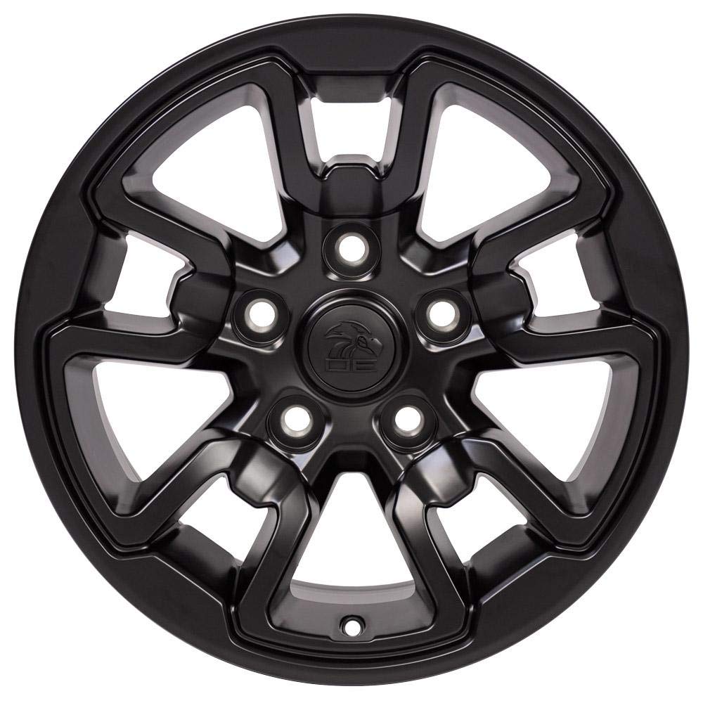 Satin Black OE Wheels LLC DG55-17080-5550-18B1 Wheel with Painted (17 x 8. inches /5 x 139 mm, 18 mm Offset)