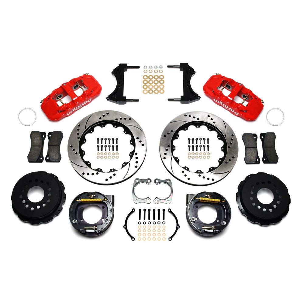Wilwood 140-10944-DR Disc Brake Kit Rear (Big Ford with Park Brake 14in), 1 Pack