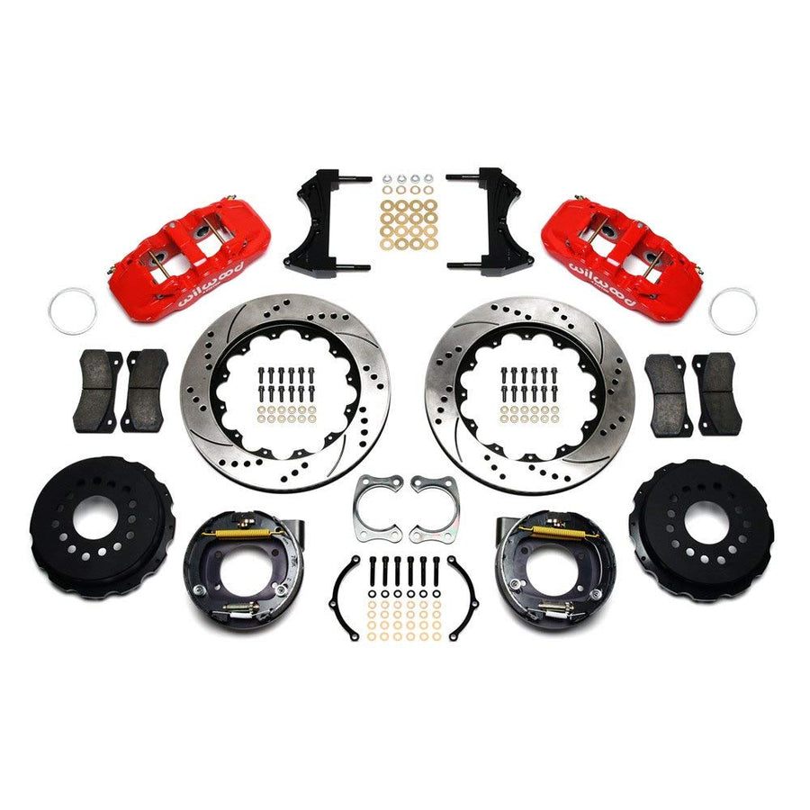 Wilwood 140-10944-DR Disc Brake Kit Rear (Big Ford with Park Brake 14in), 1 Pack