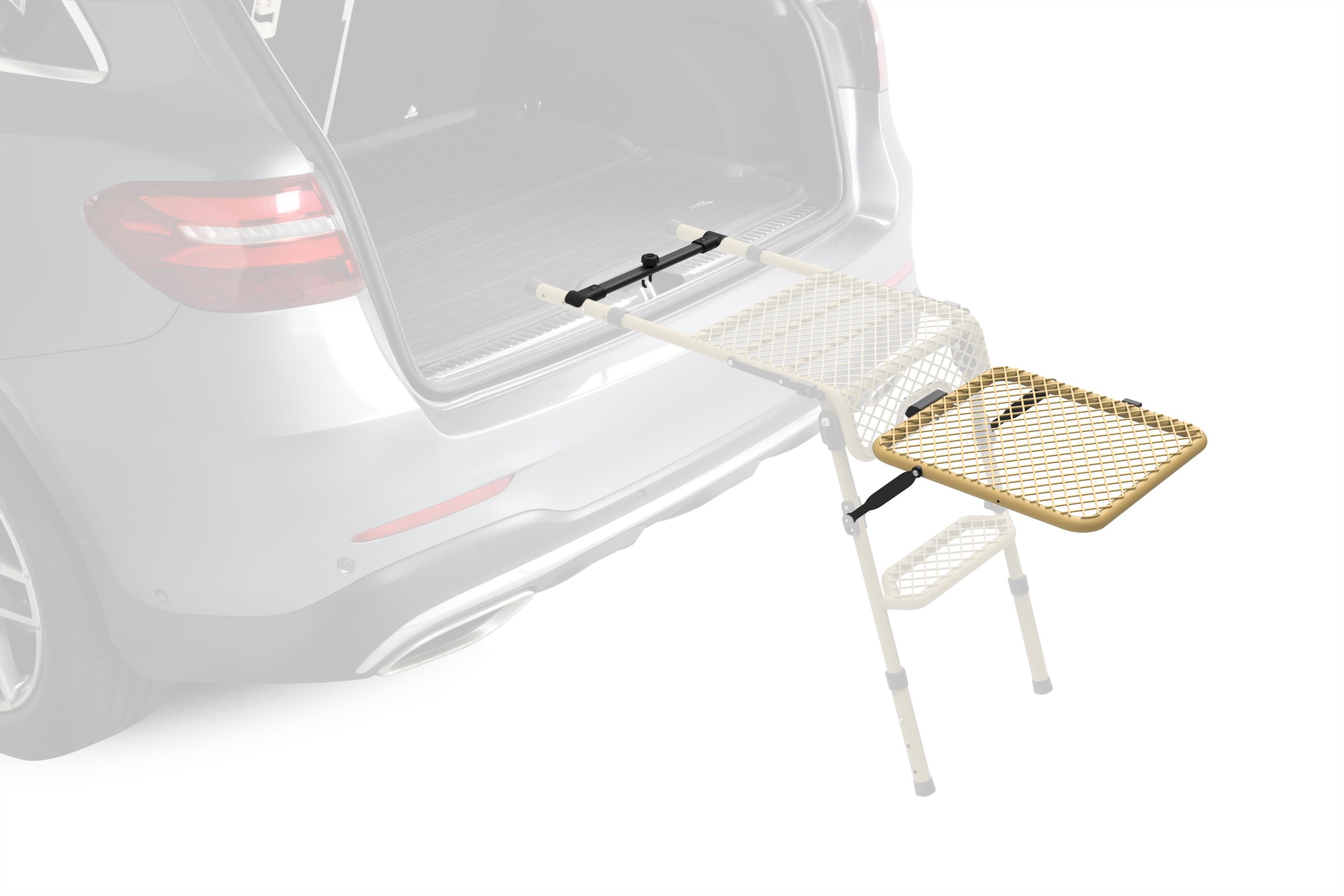 3D MAXpider Tire Step (6127A-SC) Table Extension Kit - Includes Extension Table, Trunk Connector, Carry Bag, for Additional Space, Extra Convenience, Camping - Sand (NO TIRE Step)