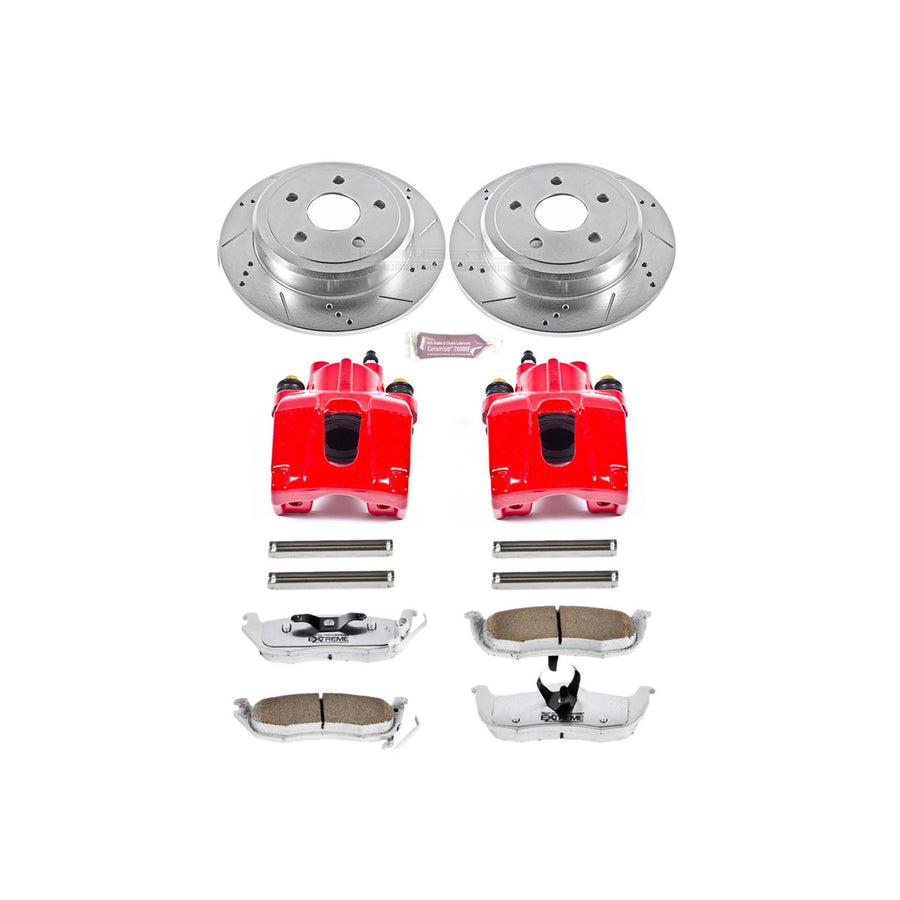Power Stop Rear KC2221-26 Z26 Street Warrior Brake Kit For Jeep Commander 2006-2010, Jeep Grand Cherokee 2005-2010 [Model Specific]