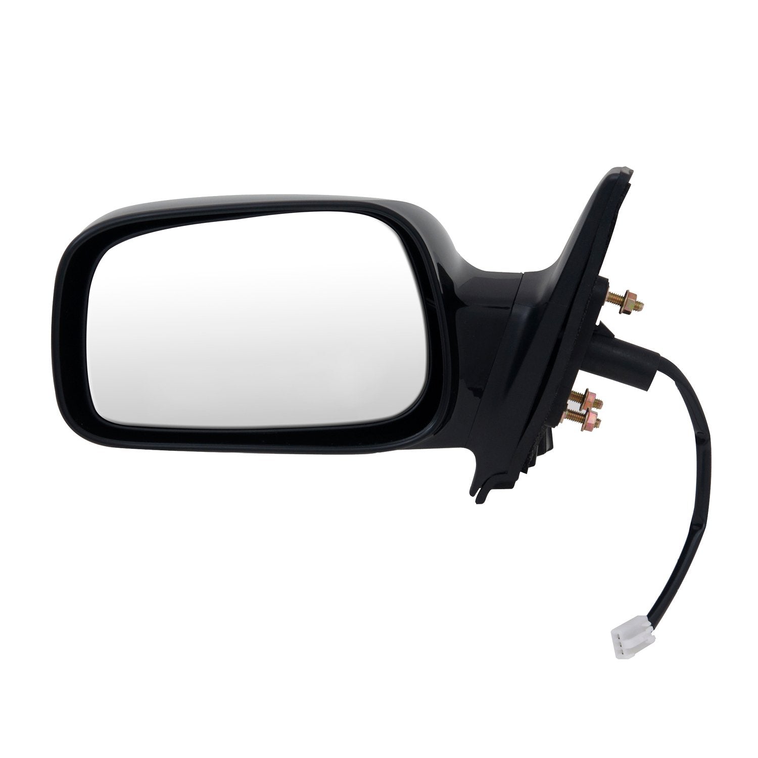 Mirror Driver Side for Toyota Corolla LE, S Model, Black, Foldaway, Power
