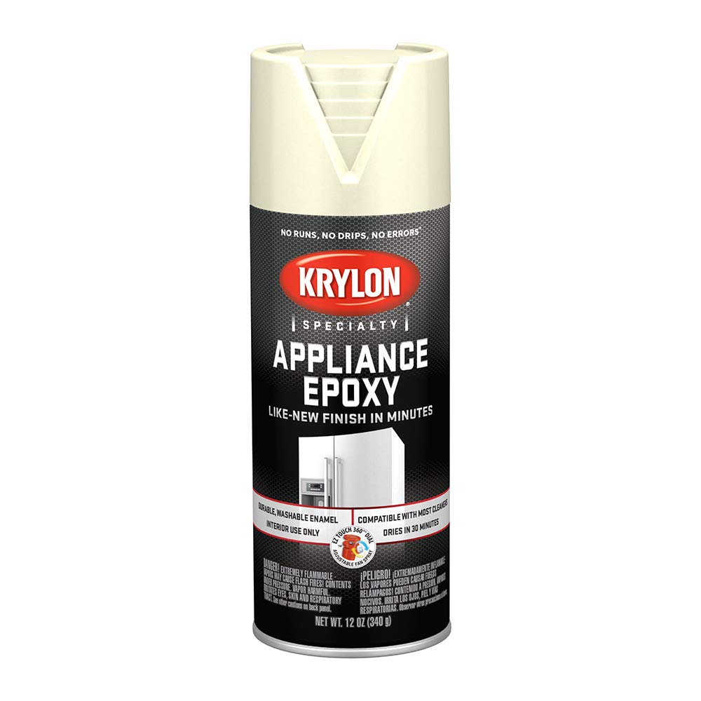 Krylon Appliance K03207000 Epoxy, Bisque, Gloss, 12 Ounce