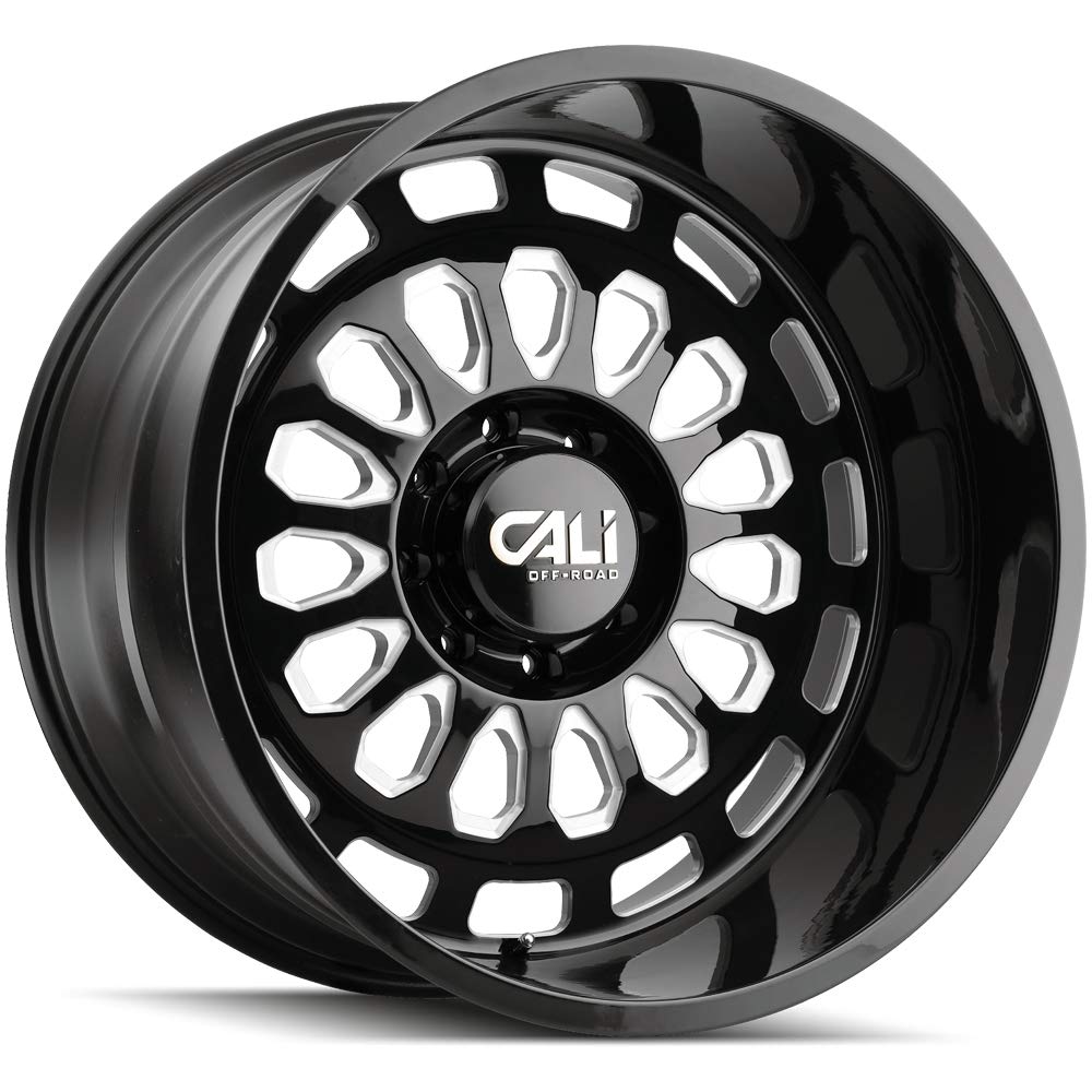 9113-24481BM CALI OFF-ROAD Paradox 9113 Gloss Black/Milled Spokes 24X14 8-165.1 -76mm 125.2mm