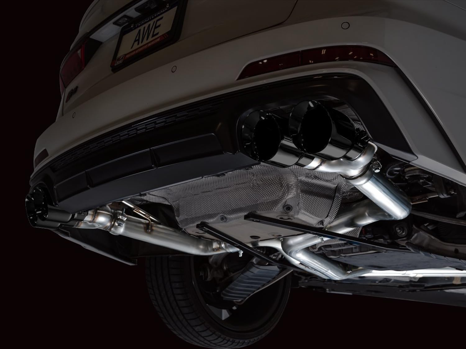19-23 Audi C8 Track Edition S6/S7 2.9T V6 AWD Exhaust - Diamond Black Tips