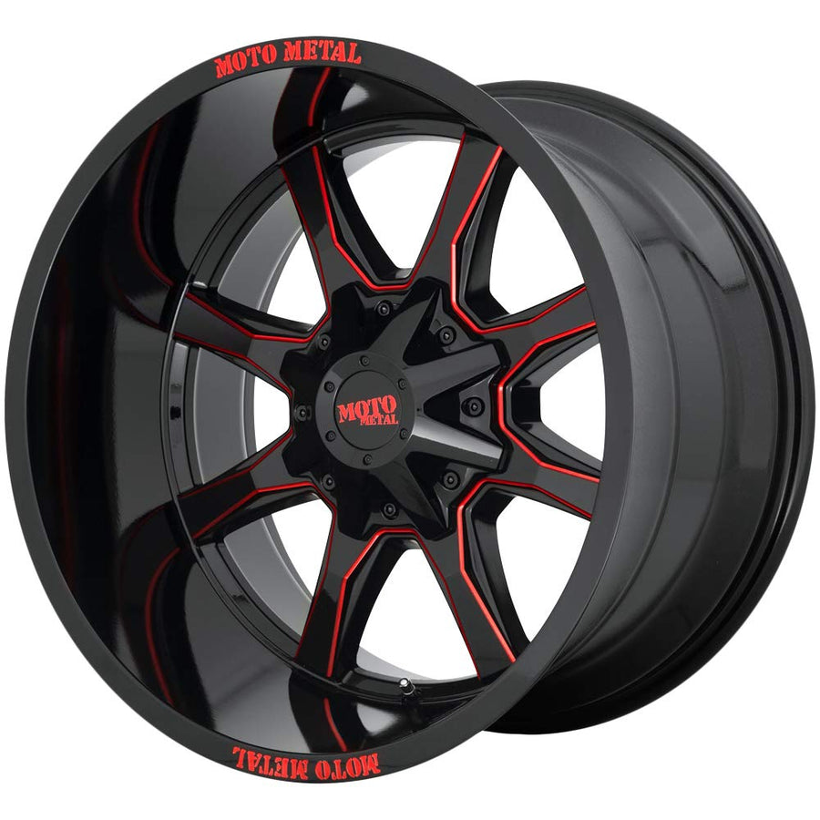 Moto Metal 20X10 MO970 G-BLK MILL RTCC 6X135/5.5 -18MM - MO970210673C18N