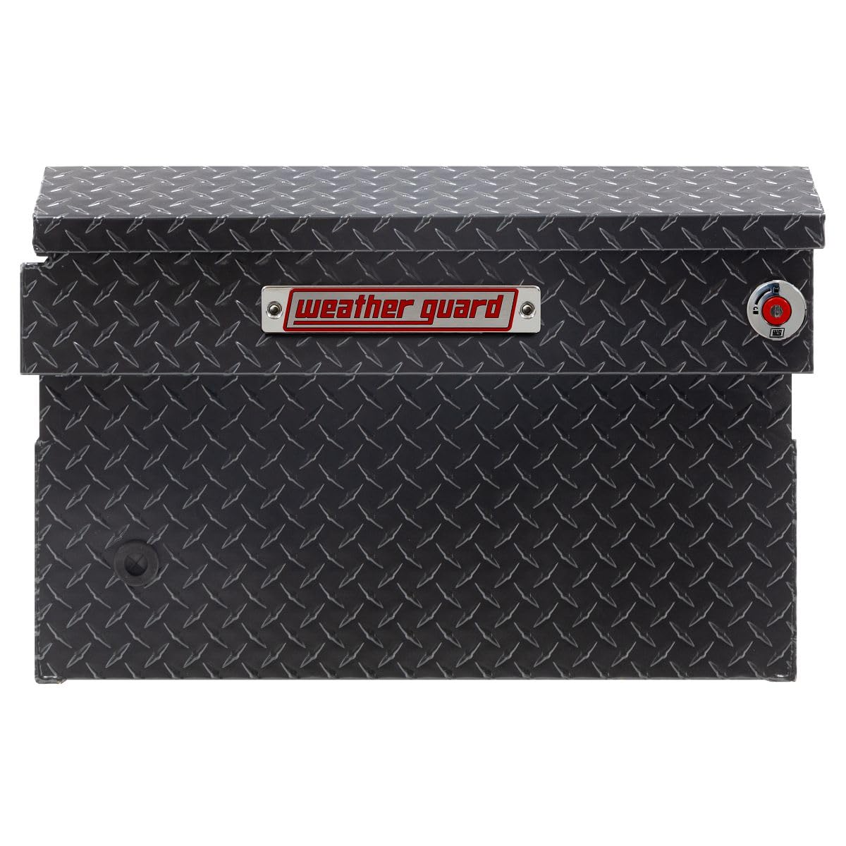 Weather Guard Saddle Box Model 117-6-04, Aluminum, Full Extra Wide, Gunmetal Gray, 14.4 cu ft