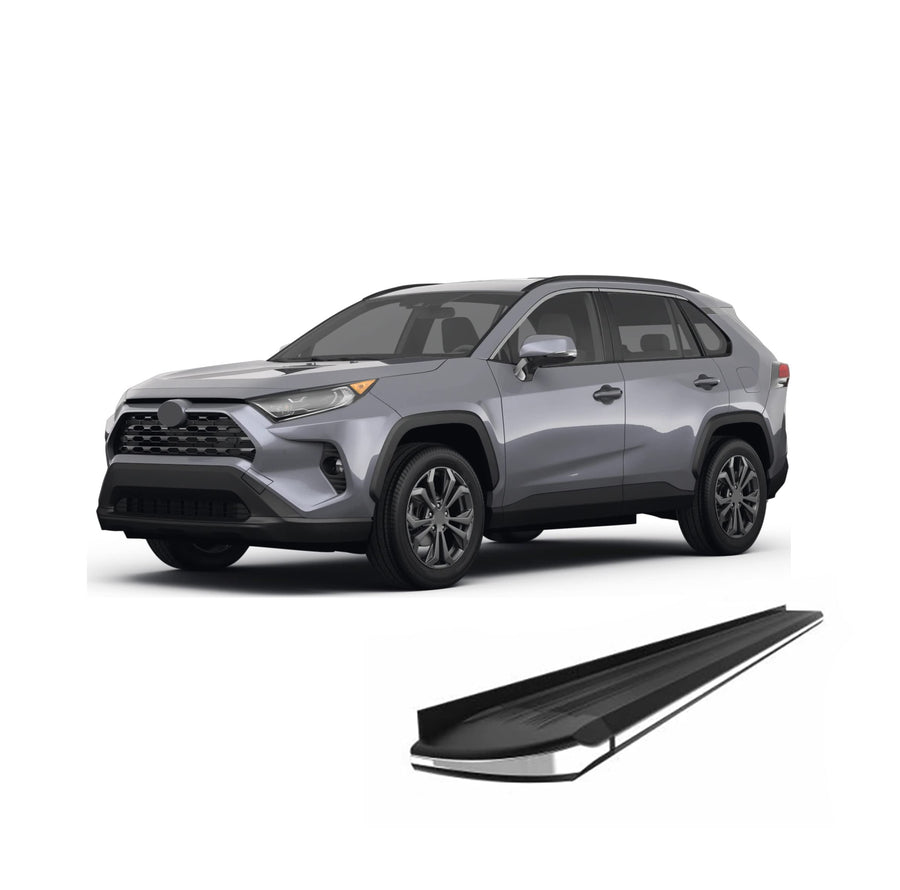 Exceed Black Horse Running Boards Compatible with 2019-2024 Toyota RAV4|2021-2024 Toyota Venza-EX-T370