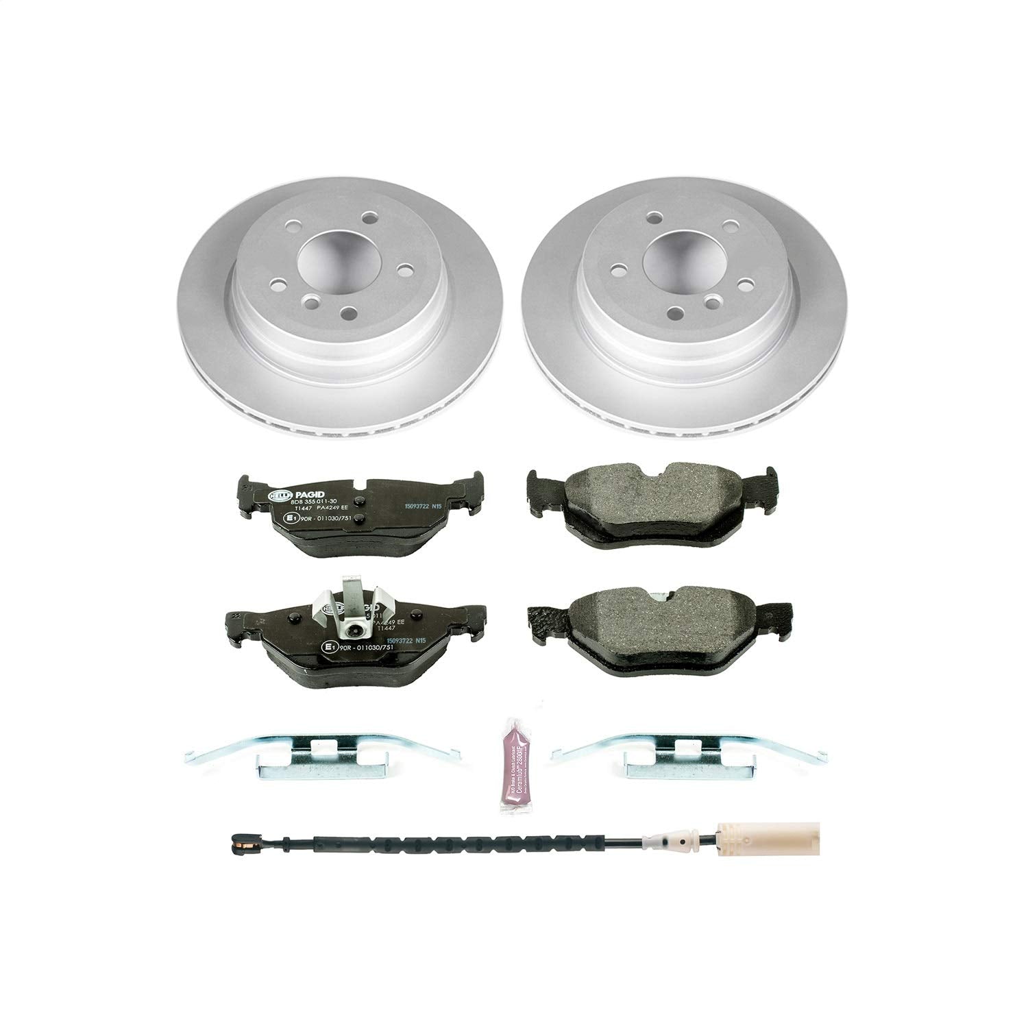 Power Stop ESK5980 Euro-Stop Rear Brake Kit For BMW 328i 2011-2013, BMW 328i xDrive 2011-2013 [Model Specific]