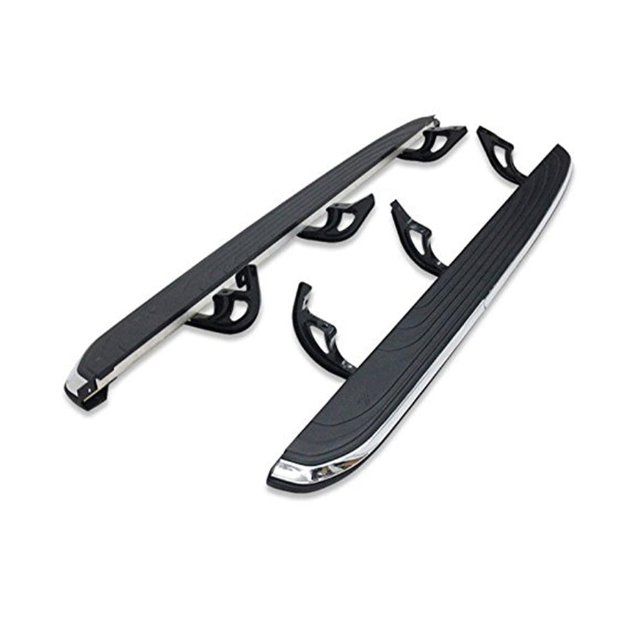 Aluminum Black Horse OEM Replica Running Boards Compatible with 2016-2022 Honda Pilot/ 2014-2020 Acura MDX