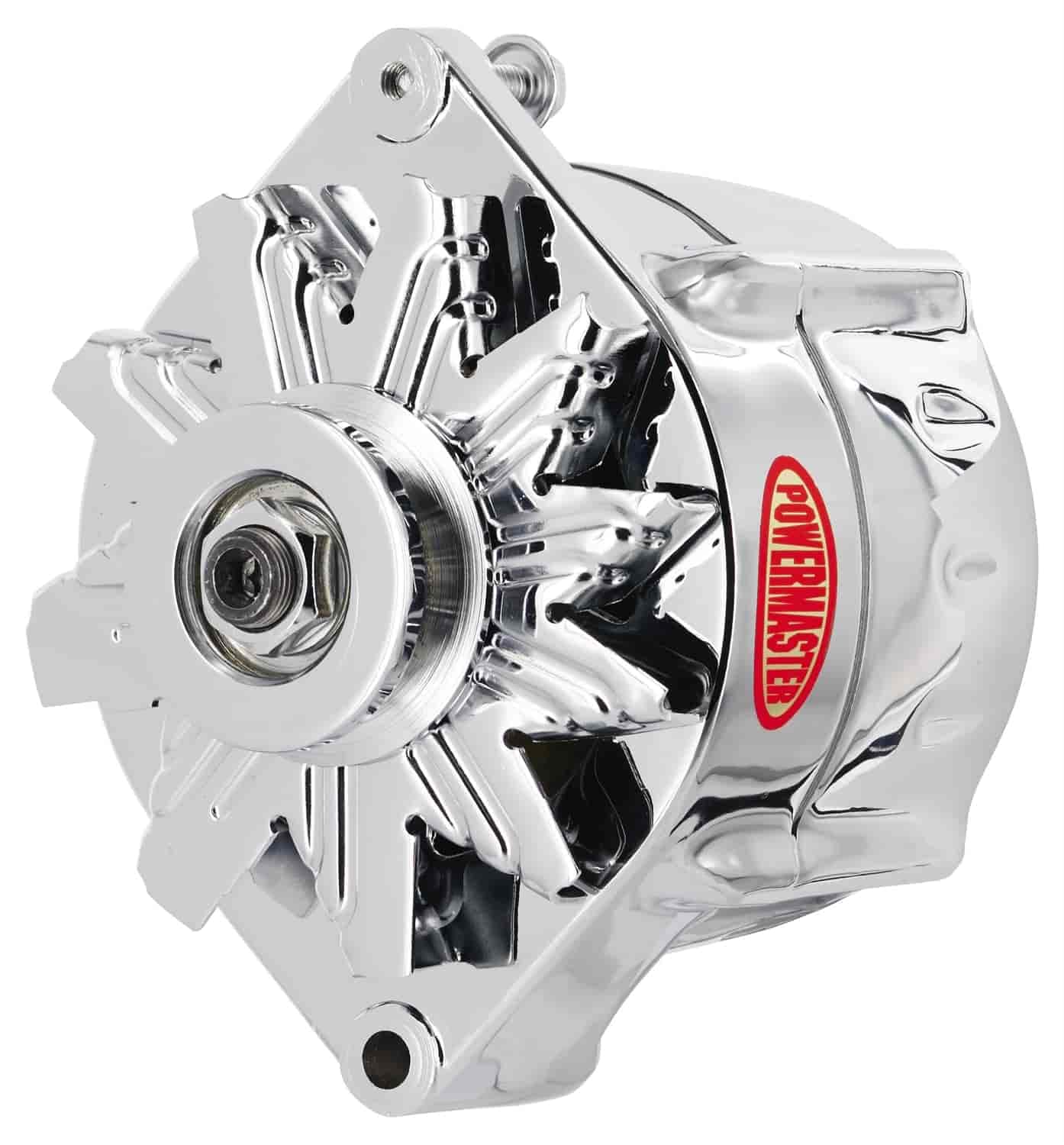 Alt Powermaster GM 12SI Chrome 100A Smooth Look™ 1V Pulley 1 or 3 Wire