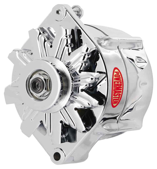 Alt Powermaster GM 12SI Chrome 100A Smooth Look™ 1V Pulley 1 or 3 Wire