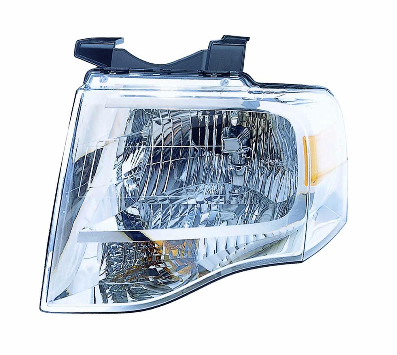Ford Expedition 07-14 Headlight without BLK-OUT LH Driver Side ACK Automotive Replaces OEM: 7L1Z 13008 BB Partslink: FO2502226