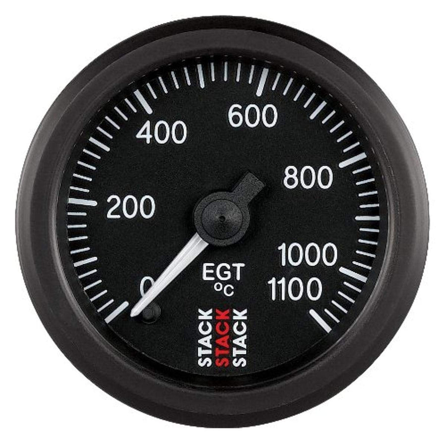 Stack 52mm ST3313 Black 0-1100°C Professional Stepper Motor Exhaust Gas Temperature Gauge