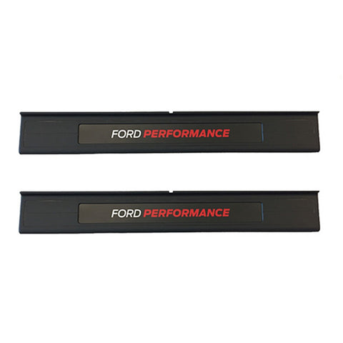 Door Sill Step Plates Ford Performance for 2015-2024 Mustang