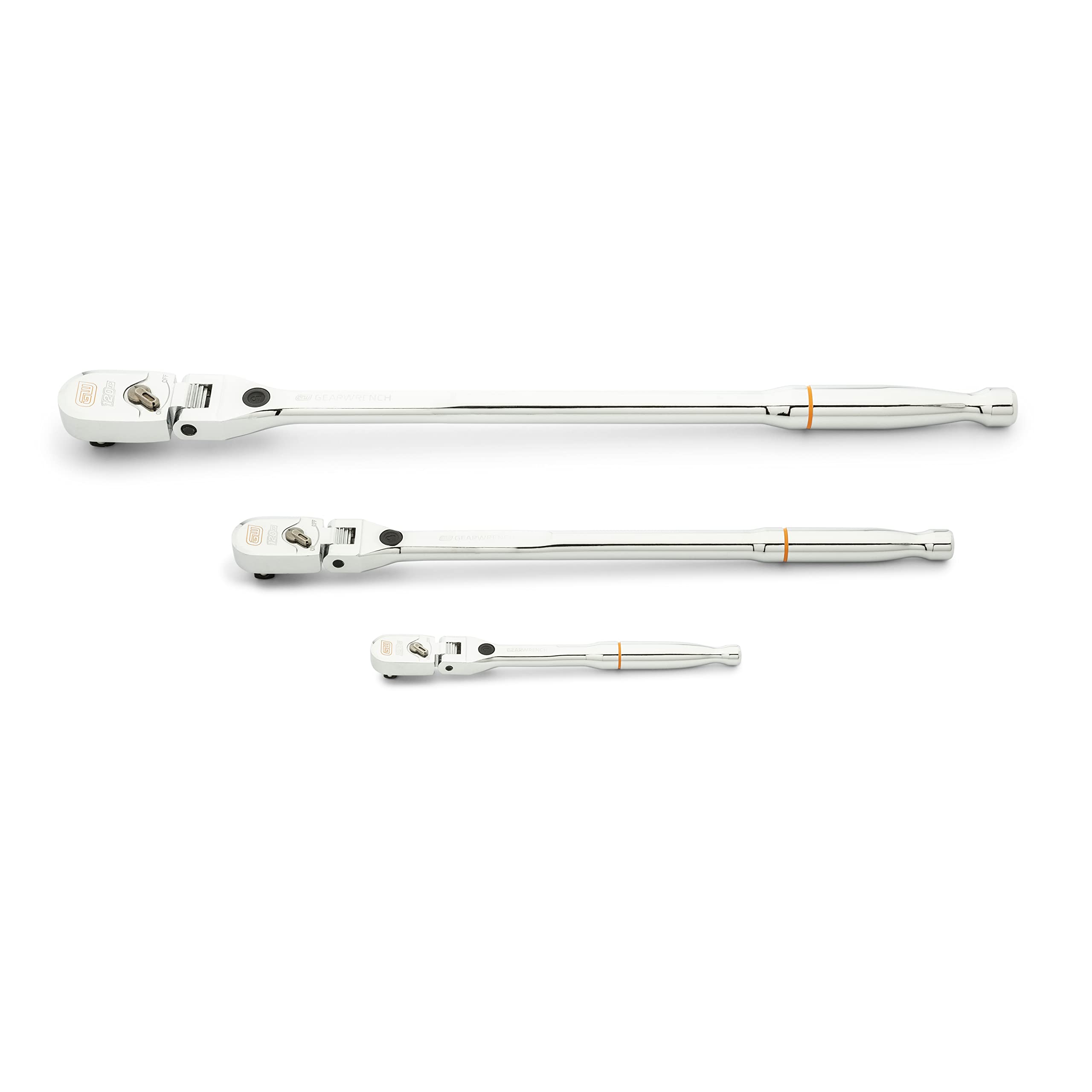 3 Piece GEARWRENCH 120XP Flexing Handle Ratchet Set - 81382