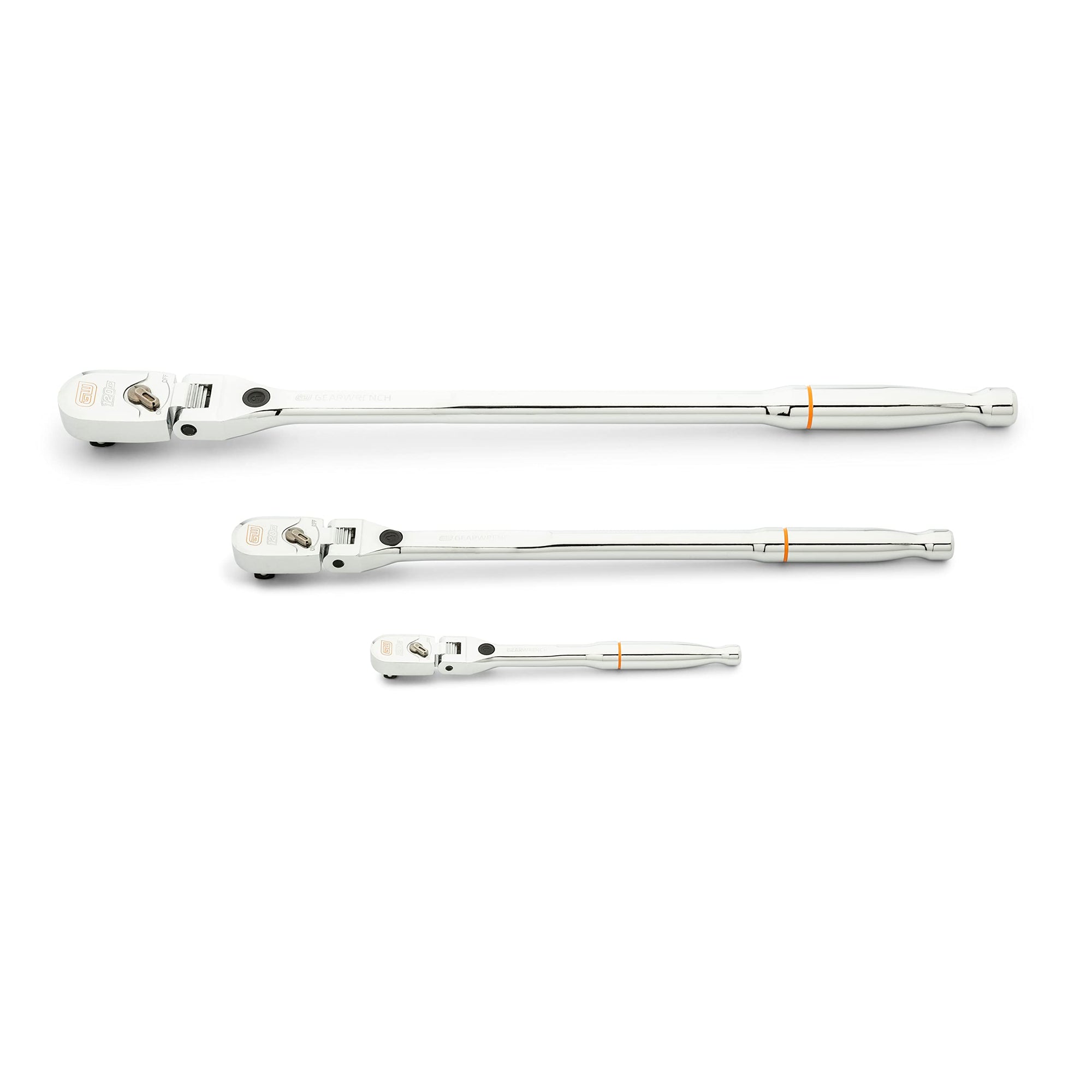 3 Piece GEARWRENCH 120XP Flexing Handle Ratchet Set - 81382
