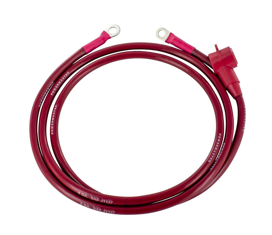 1-565-130 Powermaster Alt Charge Wire 6g 5 ft 5/16 & 1/4 Eyelet