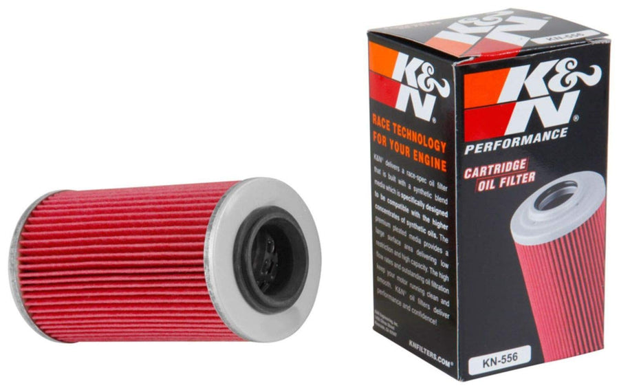 K&N Motorcycle Oil Filter: Premium, High Performance, Designed to be used with Synthetic or Conventional Oils: Fits Select Sea-Doo, Bombardier, John Deere Vehicles, KN-556