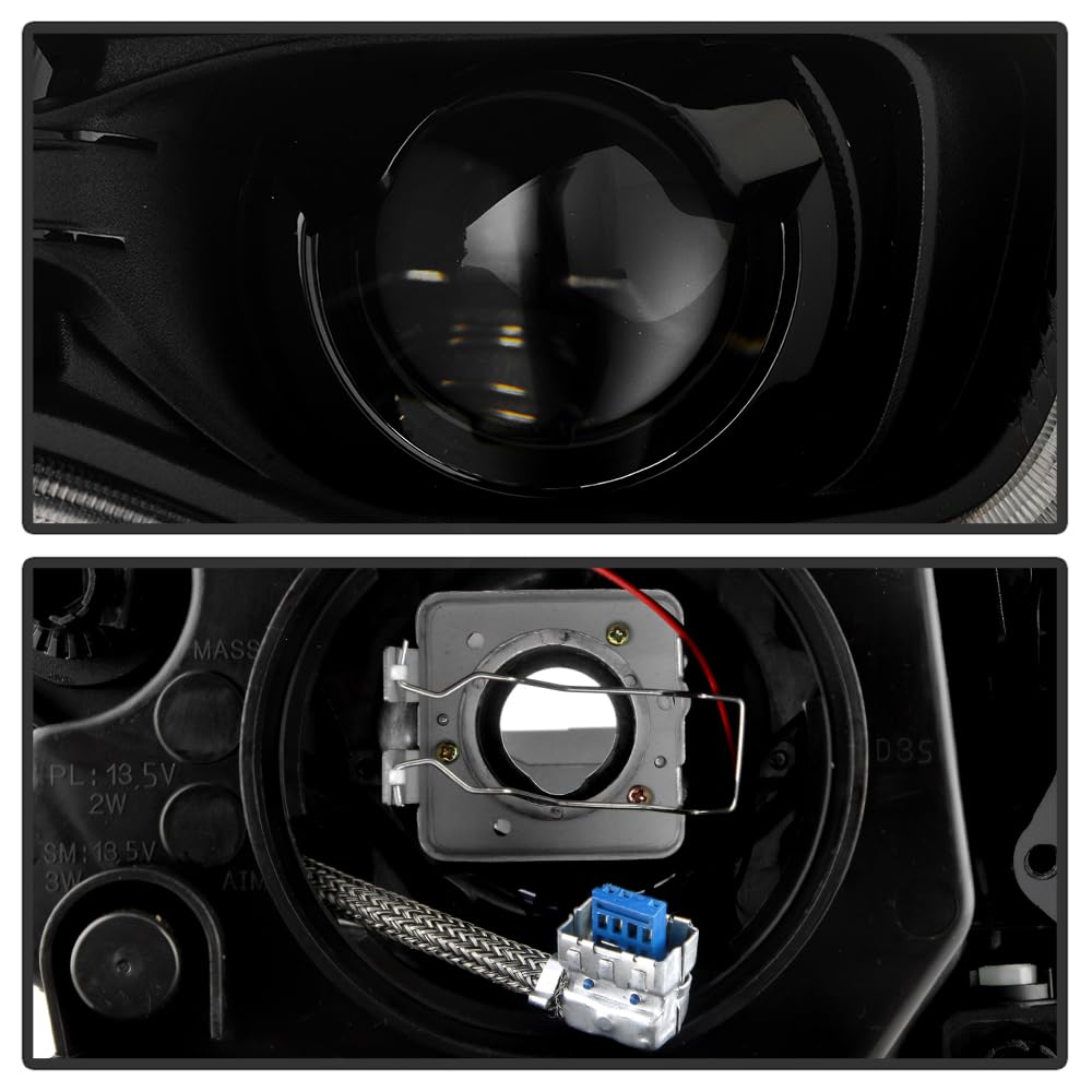 Jeep Grand Cherokee Spyder (POE) 17-21 (Fit HID Model) w/Auto Leveling LED DRL Headlight (Low D3S High D3S) - OE Chrome Left