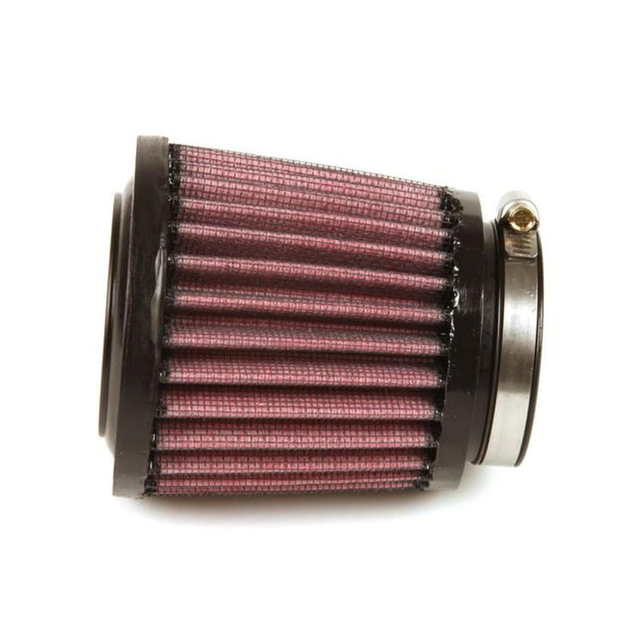 K&N Air Filter: Universal Clamp-On, High Performance, Premium, Washable, Replacement Filter: Flange Diameter: 2 In, Filter Height: 3.5 In, Flange Length: 0.625 In, Shape: Round Tapered, RE-0280