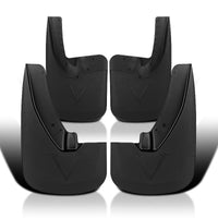 4PC Spec-D Tuning Splash Guard Mud Flaps w/Wheel Lip Set Front + Rear Compatible with Dodge Ram 1500 2500 3500 2009-2018