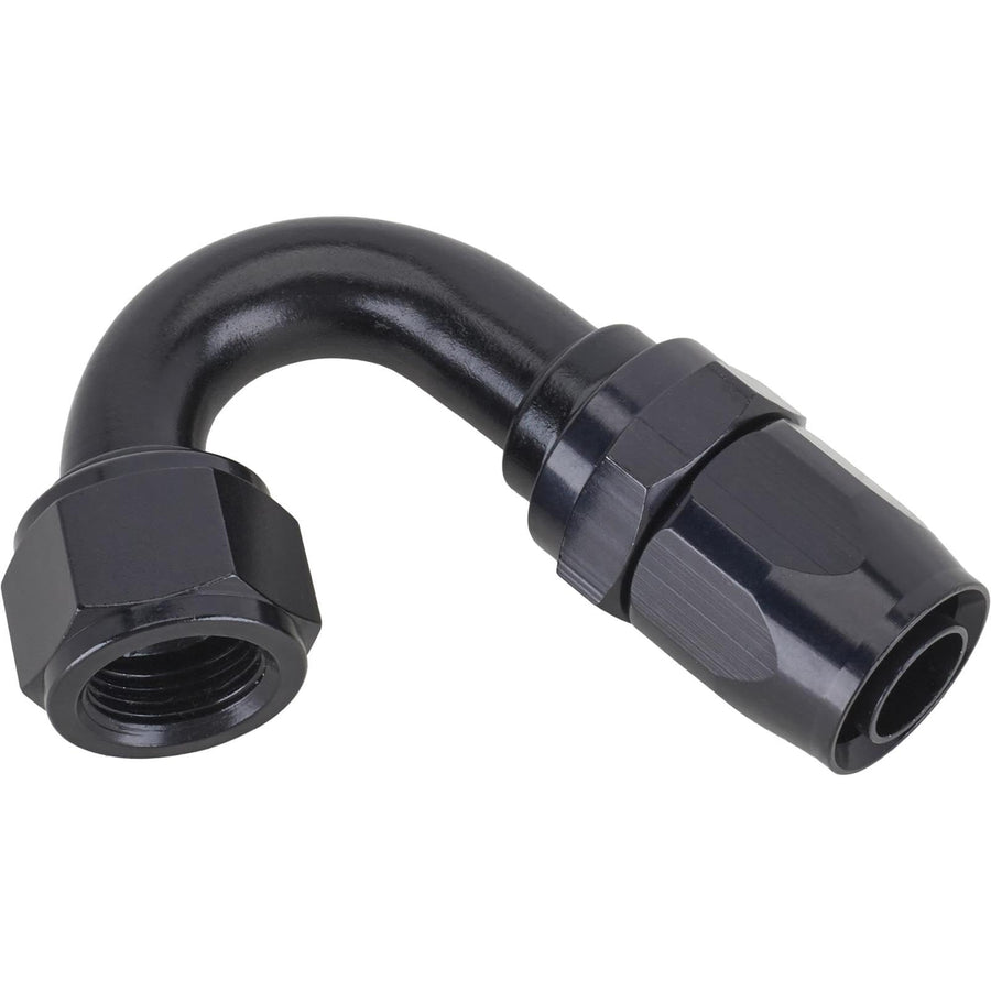 Fragola Performance Systems #10 Nut X #12 Hose Ucing Hose End 150 Degree Black