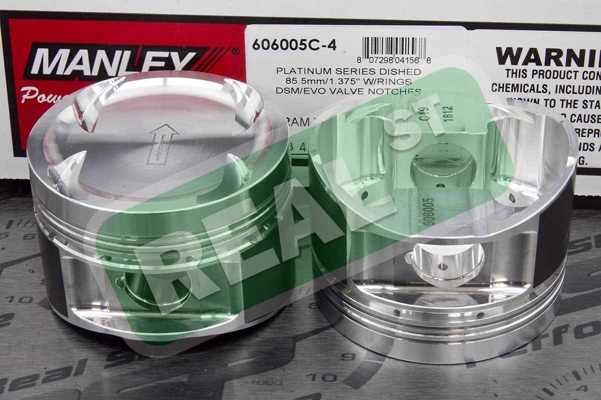 606005C-4 Manley Dish Piston with Rings