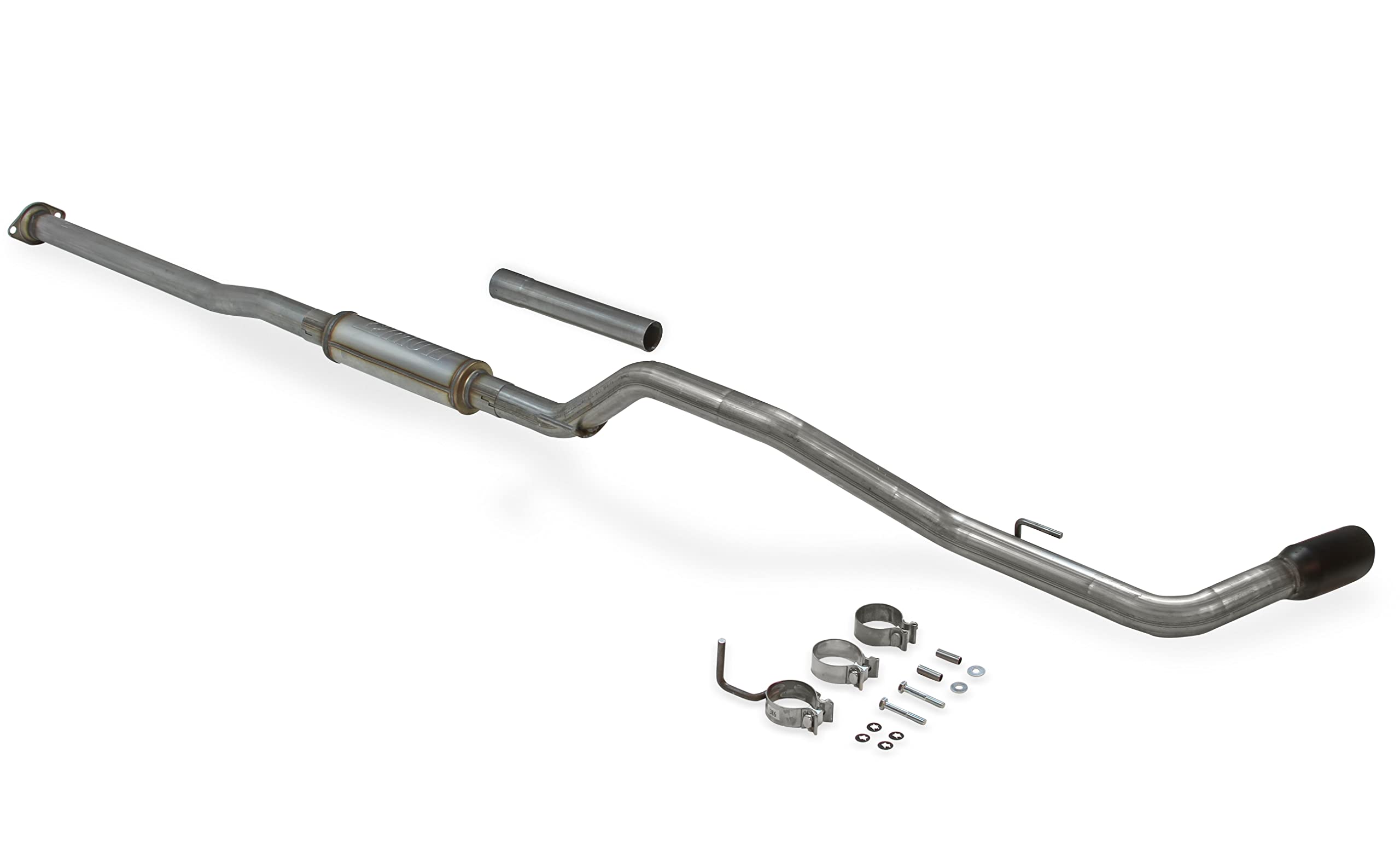 Flowmaster FlowFX 717881 Cat-Back Exhaust Kit 2.5 Inch 409 Stainless Steel 3.5 Inch Black Ceramic Coat Stainless Steel Tip Compatible with 2005-2015 Tacoma 4.0L 2/4WD All Wheelbases