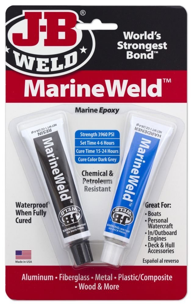 Marine Weld JB Weld 8272 2 Oz Dark Grey Epoxy