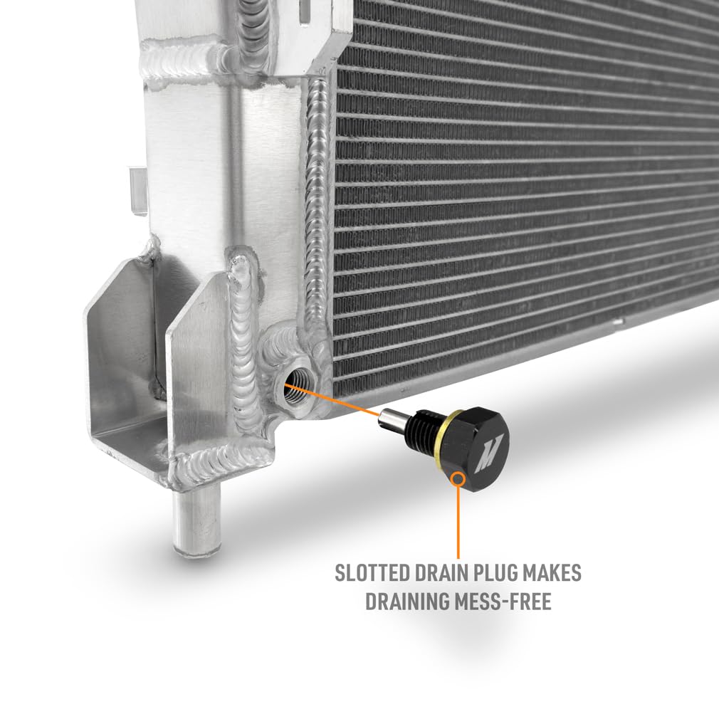 Mishimoto Aluminum Performance Radiator, Compatible with Ford Bronco, 2021+