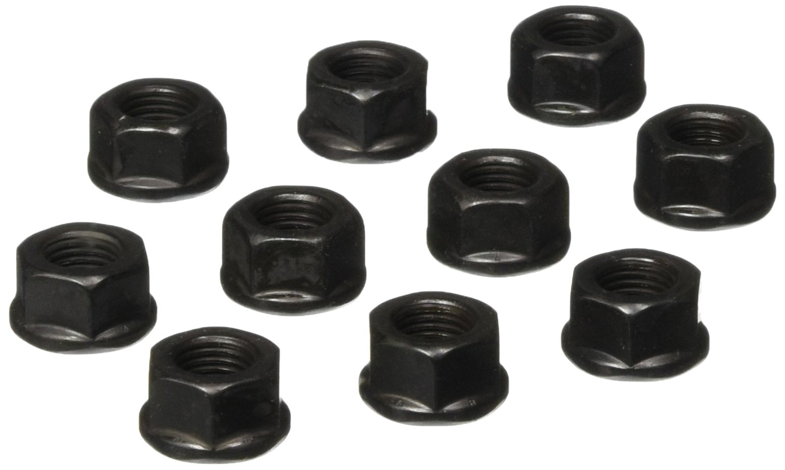 ARP 2008636 Steel Hex Nuts With Black Oxide Finish, Package Of 10 With 7/16-20 Thread Size And 11/16 Socket Size