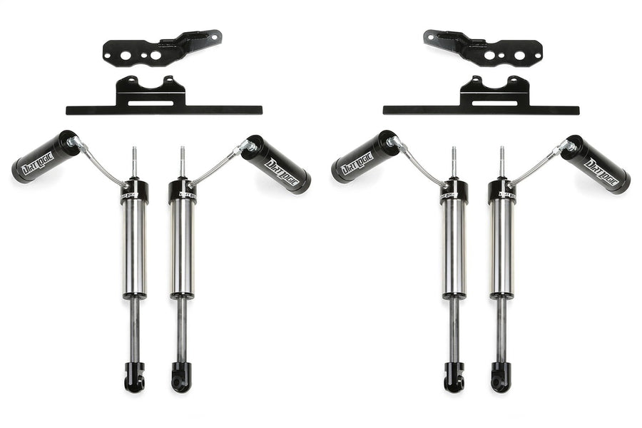 Fabtech Dual Shock System FTS21244 For 6 in. RTS System Incl. Dirt Logic 2.25 Shocks Black