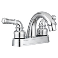 Dura Faucet RV Bathroom Sink Faucet DF-PL620C-CP - Smooth Turning 2-Lever (Chrome)